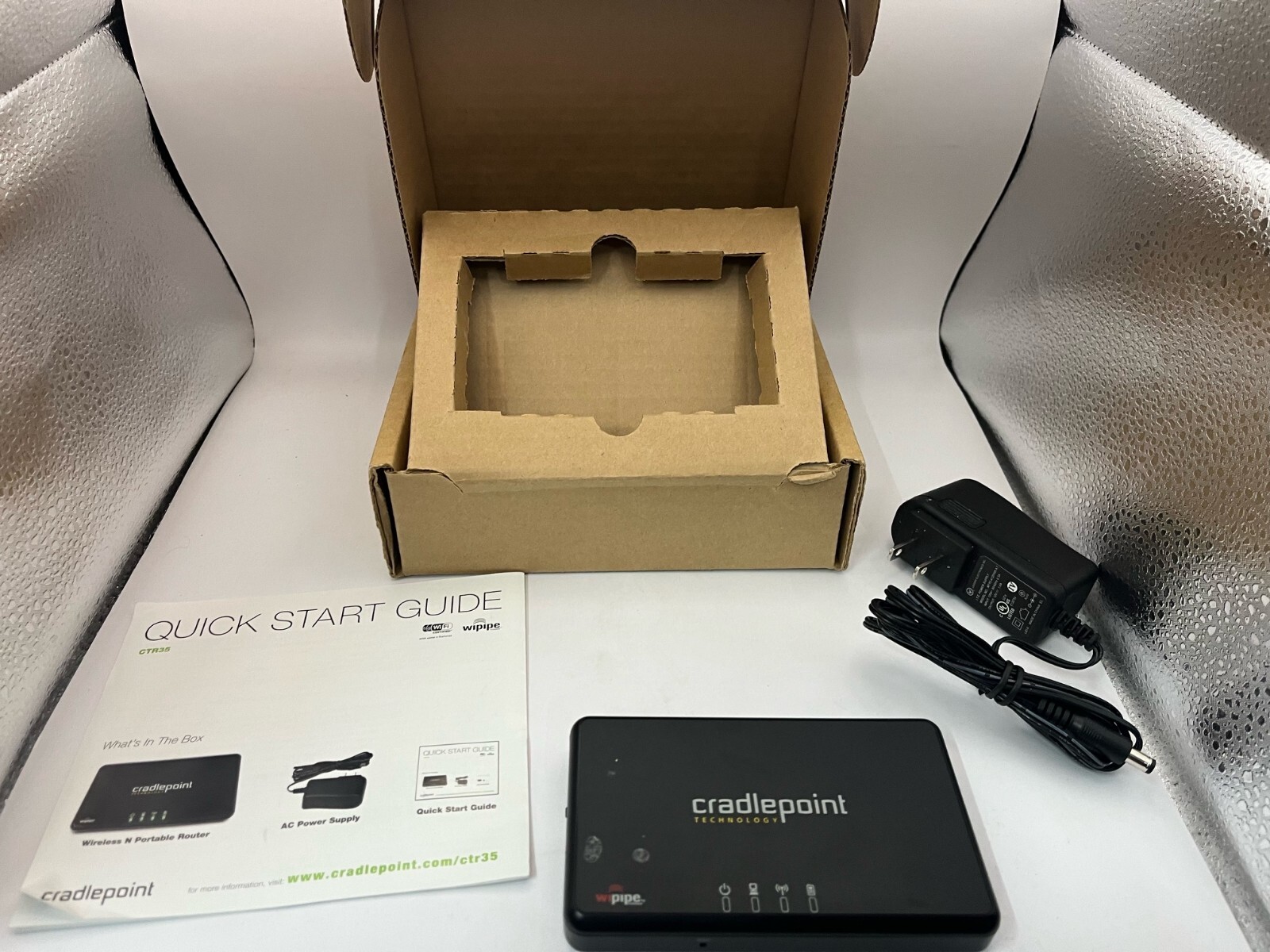 Cradlepoint CTR35 Single Port Wireless N Portable Router