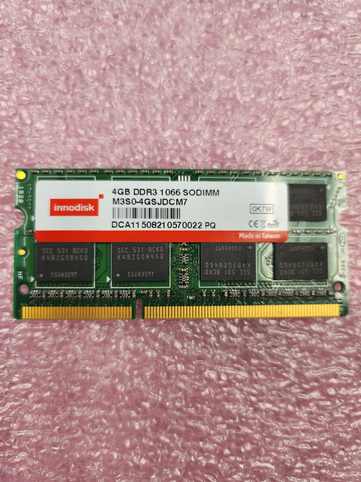 Vintage Innodisk  4GB  DDR3/DDR3L 1066/1600  Laptop  MEMORY
