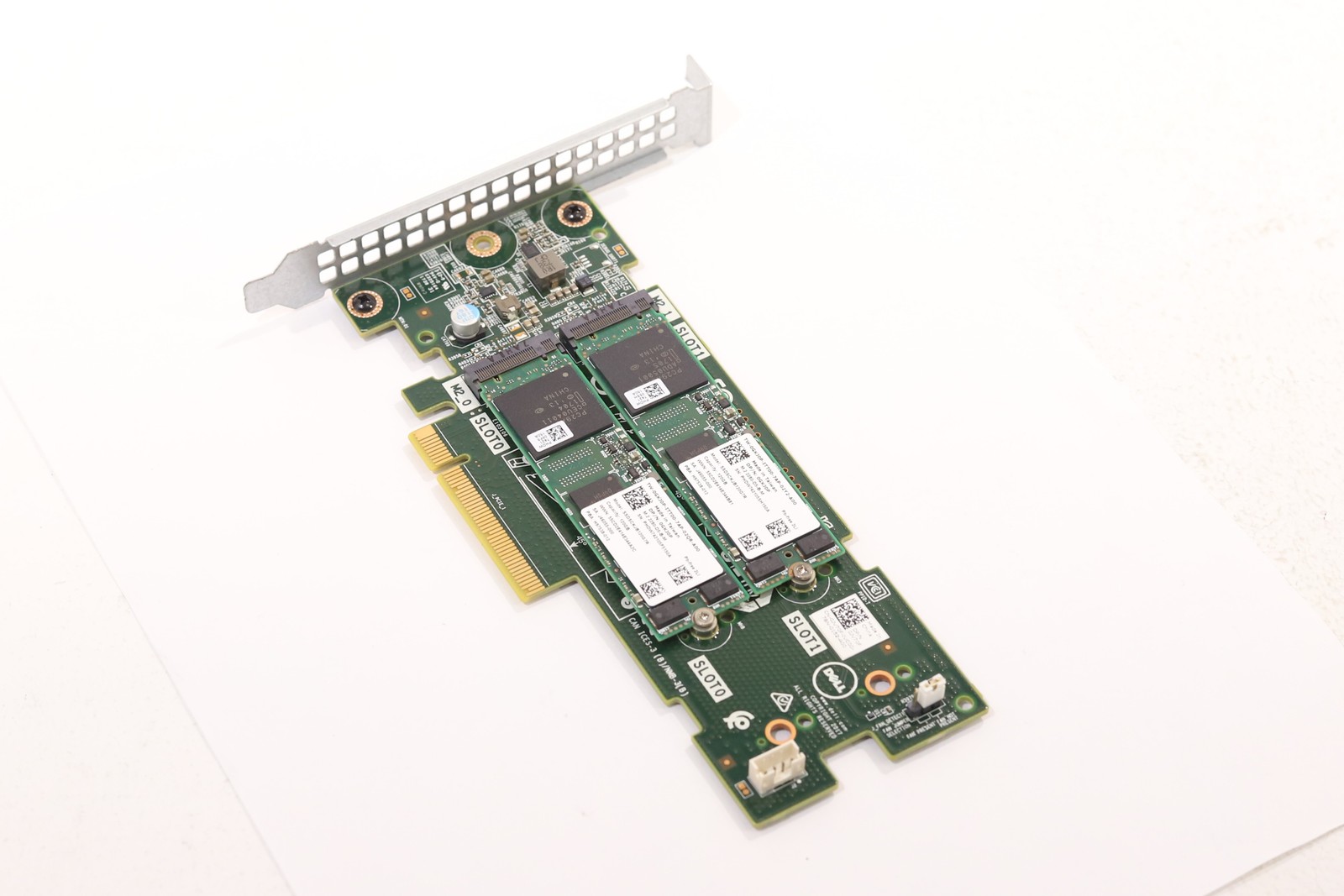 Dell Boss-S1 M.2 SATA PCIe SSD Adapter Card W/ 2x120GB SSD DP/N: 0JV70F 0GKJ0P