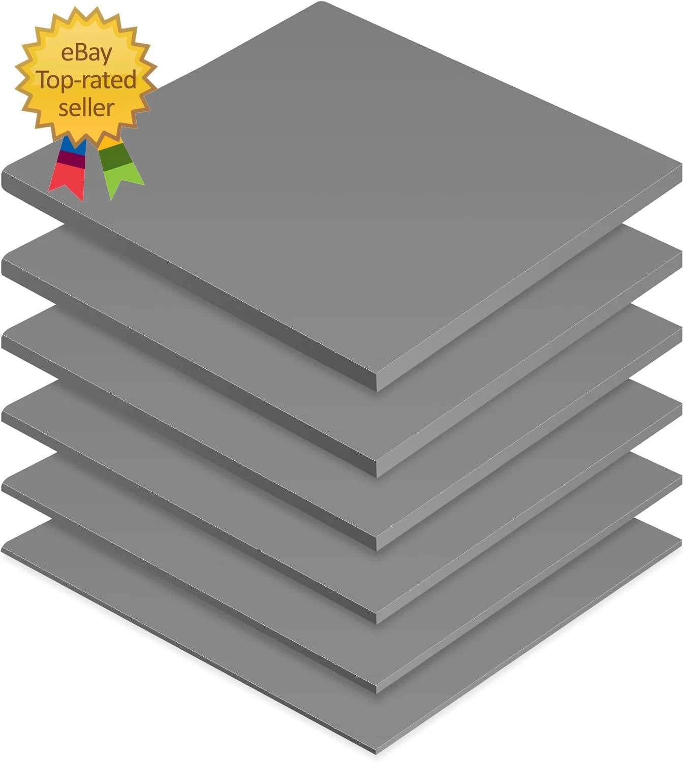 Frienda 6 Pcs Thermal Pad 100 X 100 Mm, 0.5 Mm, 1 Mm, 1.5 Mm, 2 Mm, 2.5 Mm, 3 Mm