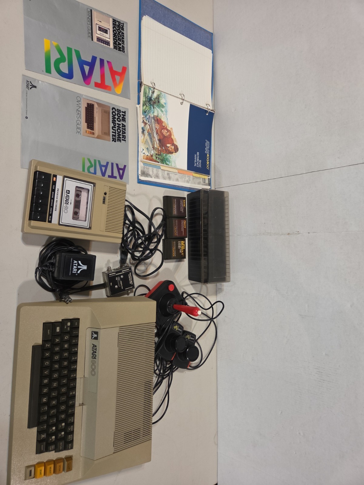  Vintage Atari 800 Computer System With Accessory And Games..