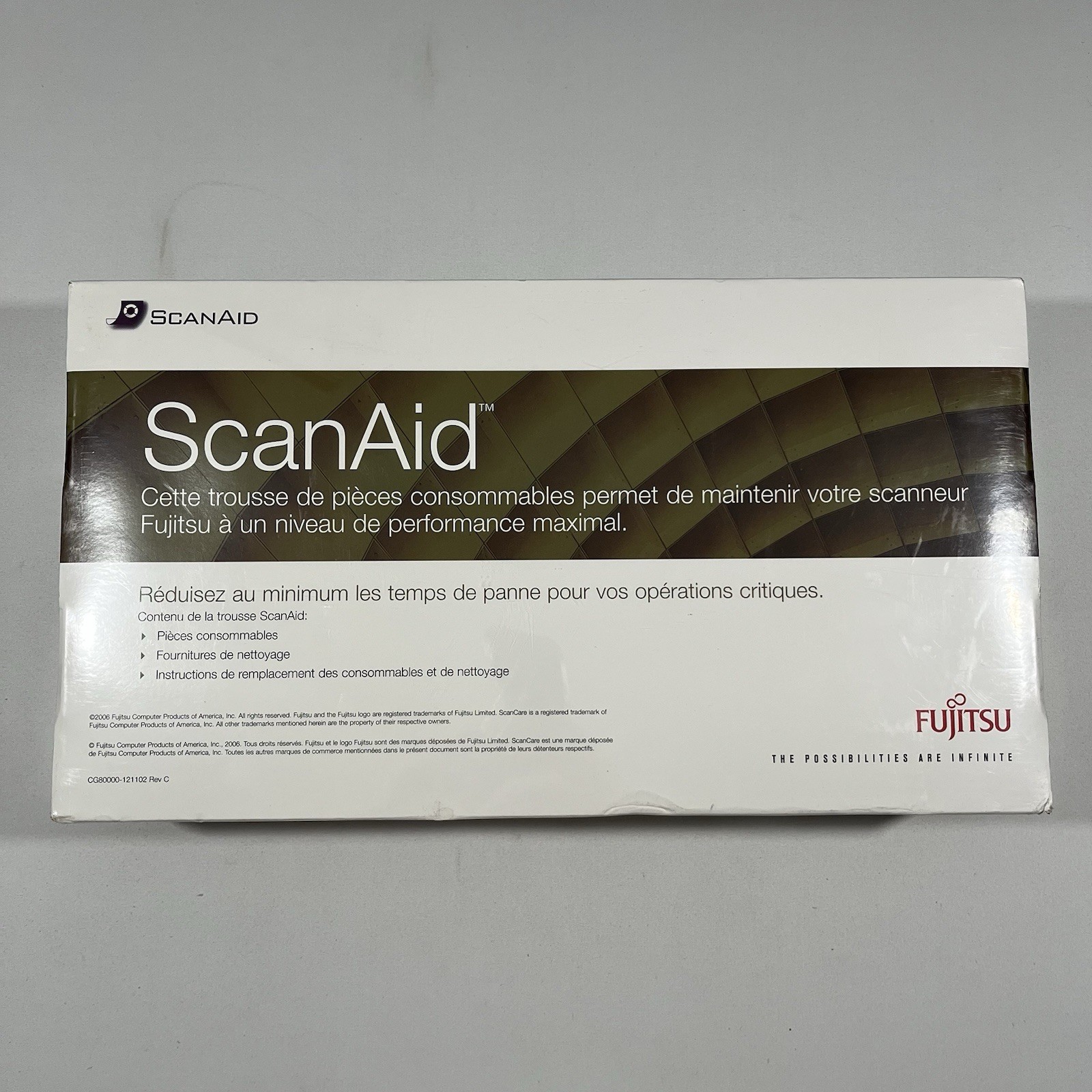 Fujitsu ScanAid CG01000-527601 fi-6670/6770 Series Scanner Cleaning Kit New 