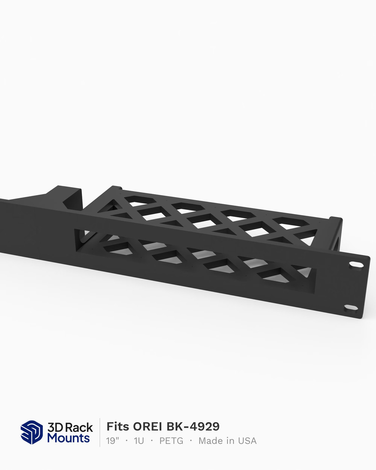 19" OREI BK-4929 8K HDMI Switch Rack Mount - 1U (Modular)