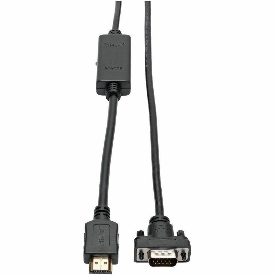Tripp Lite by Eaton HDMI to VGA Active Adapter Cable (HDMI to Low-Profile HD15