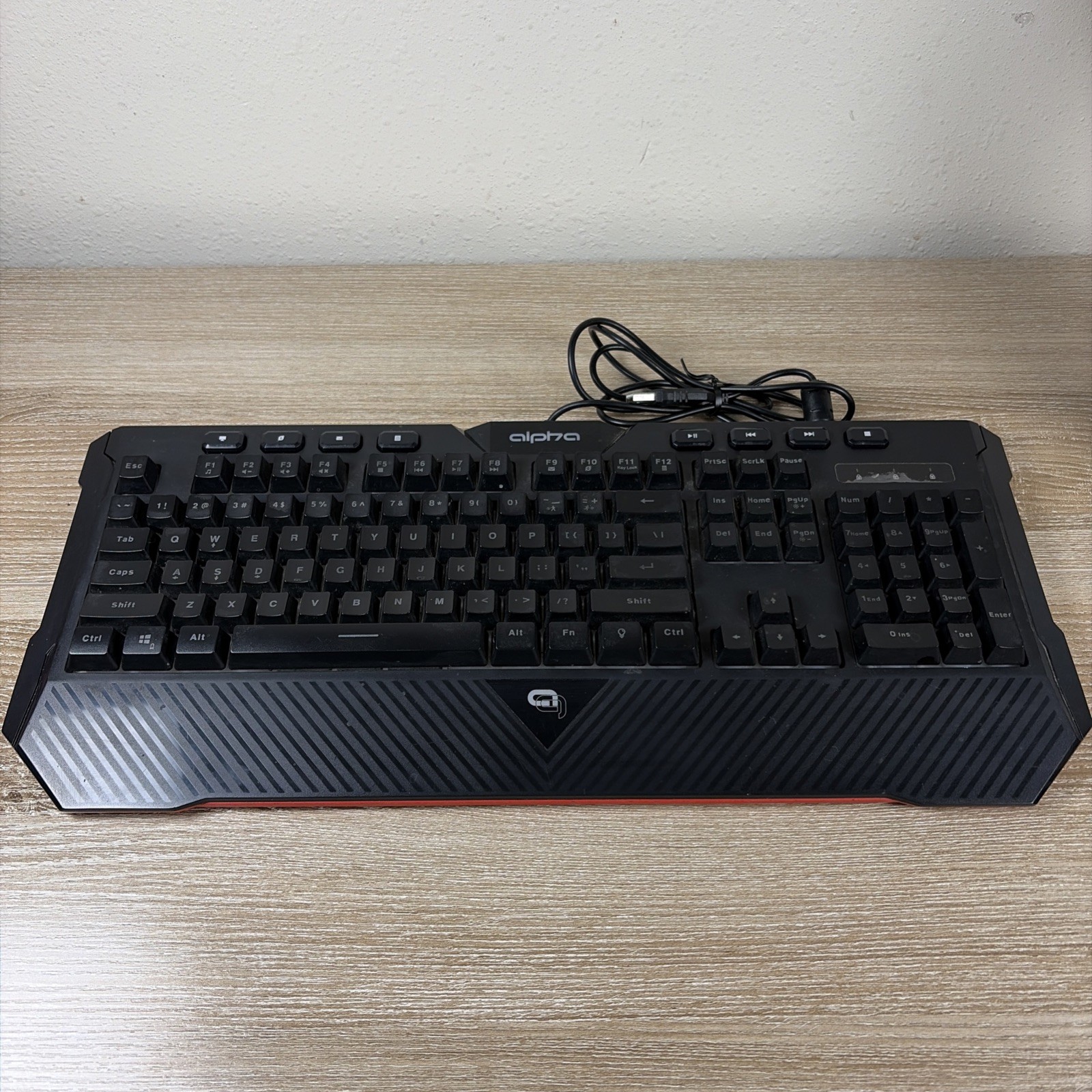Alpha Gaming Keyboard G23 Fully Mechanical Gaming Keyboard Model 6382