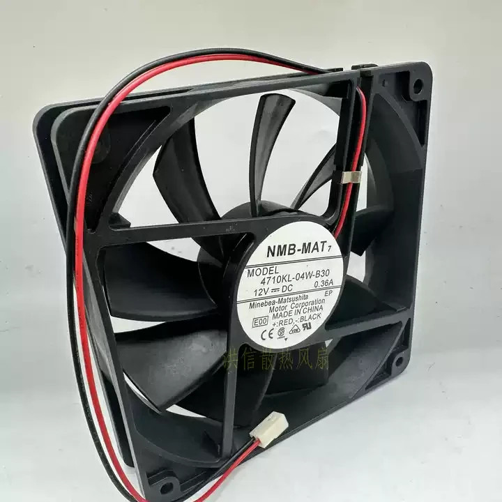 1PCS NMB-MAT 12025 4710KL-04W-B30 DC12V 0.36A 120×25 mm 2-pin Cooling Fan