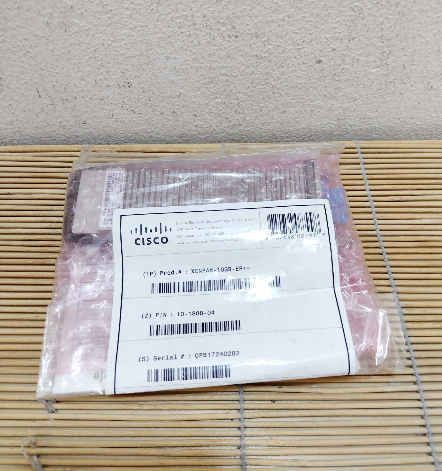 New Cisco Opnext XENPAK-10GB-ER+ Module for Catalyst 6500 V04 10-1888-04 New
