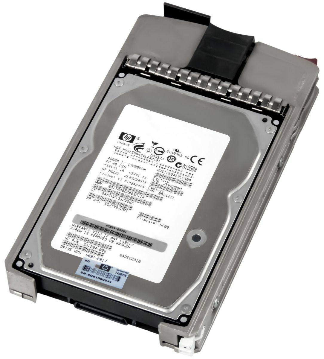 HDD HP 531294-002 450GB 15000RPM BF450DASTK 64MB FIBRE CHANNEL 3.5 inch