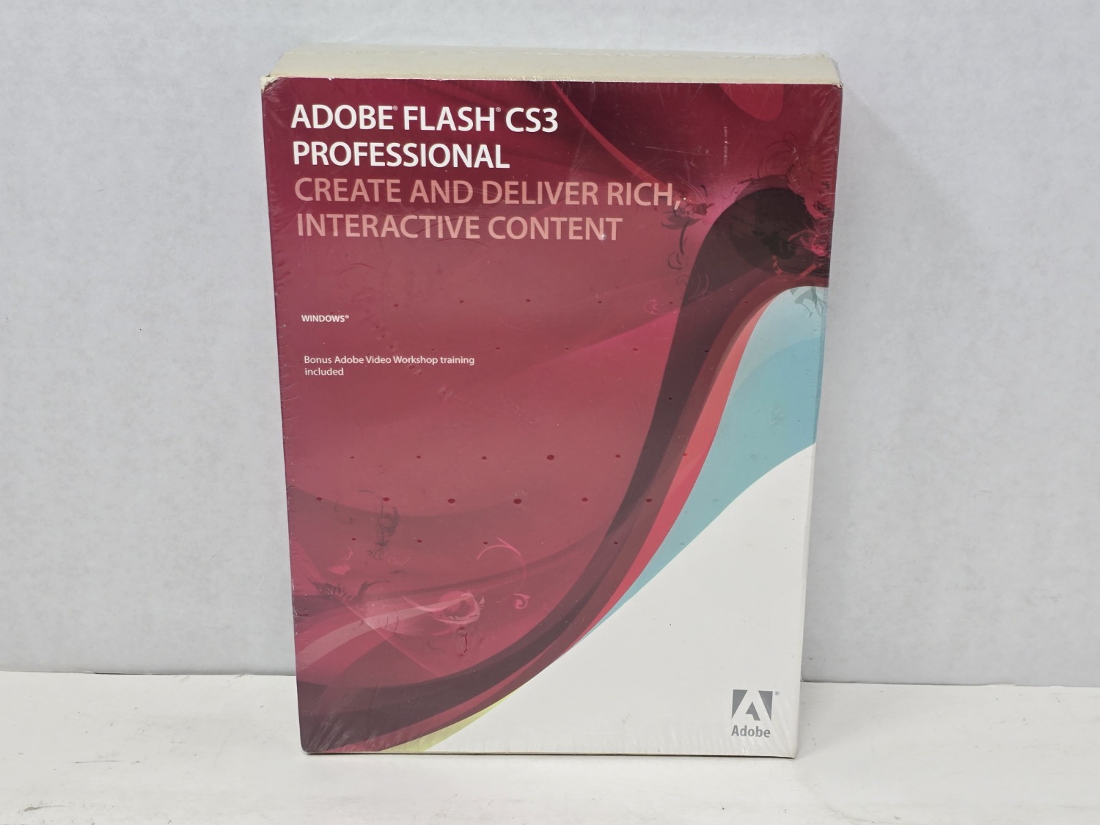 Adobe Flash CS3 Professional for Windows, Legacy Software, Unsupported - Sealed