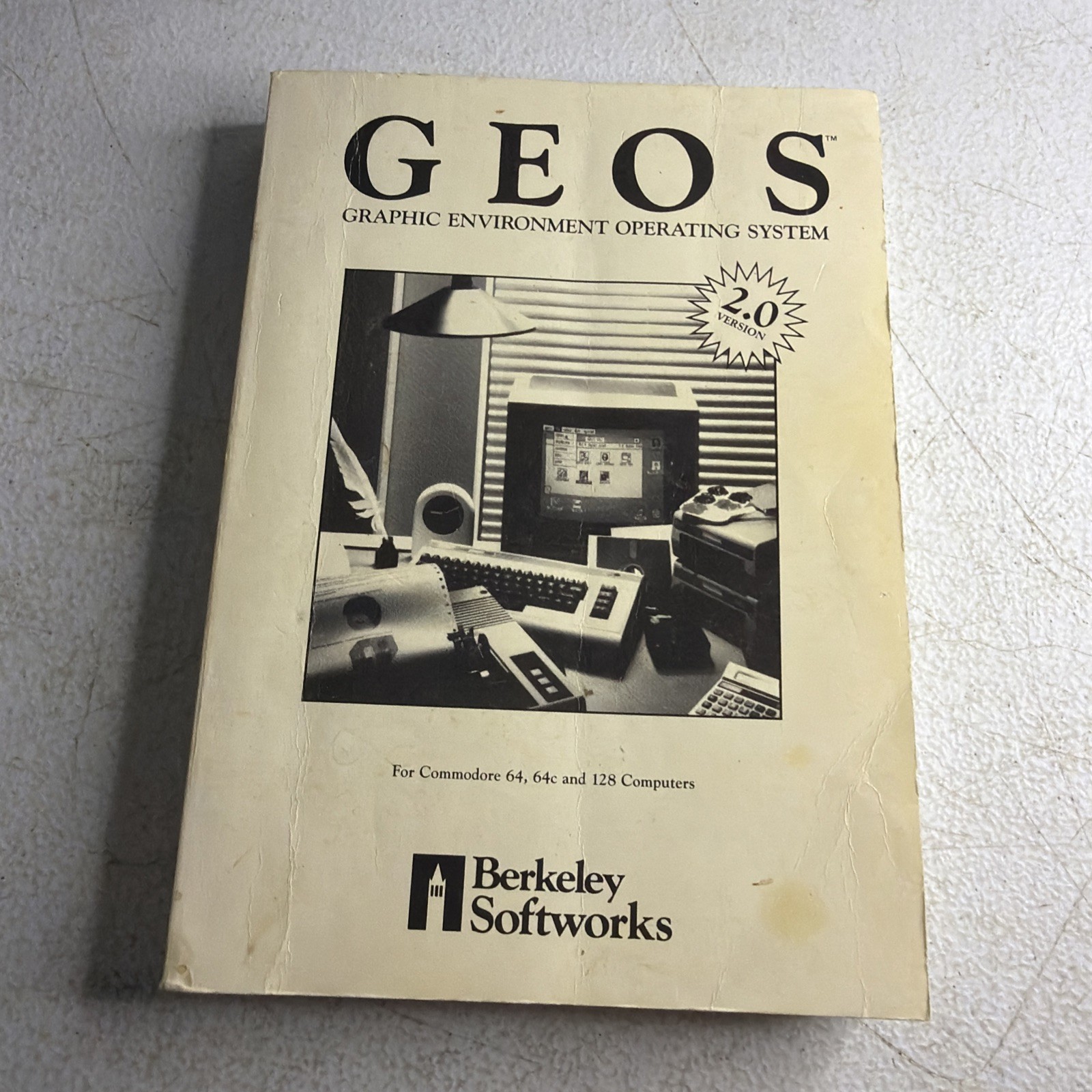 GEOS 2.0 Commodore  64/128 Operating System Manual Only
