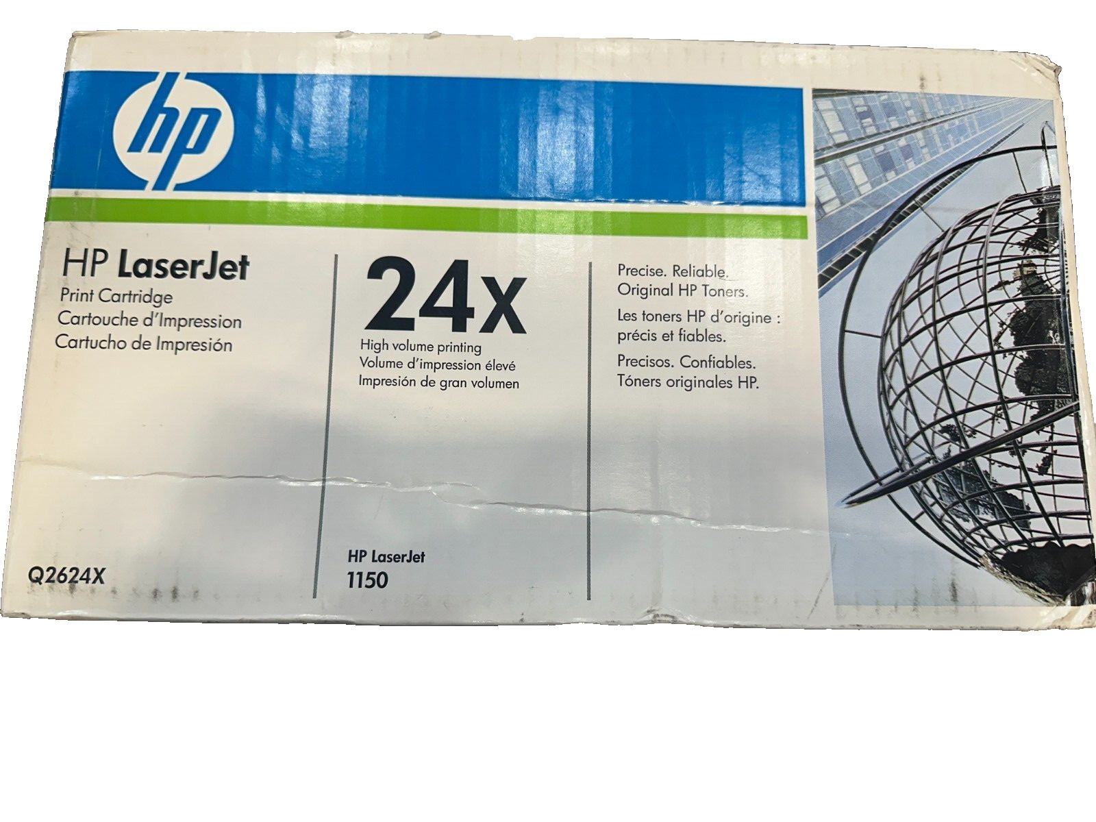 Genuine HP 24X Q2624X Laserjet 1150 Print Cartridge Toner New - Sealed