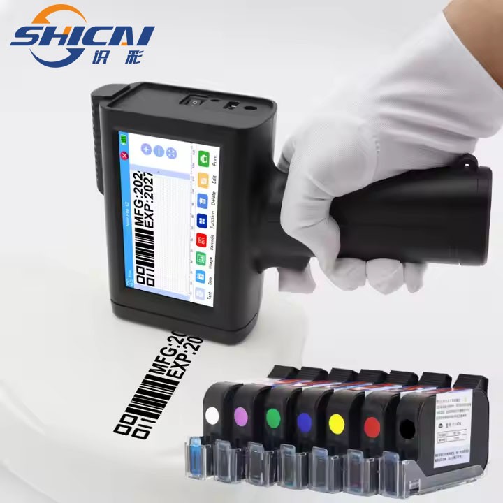 M20 handheld inkjet printer 25.4mm printing date LOGO QR code variable data