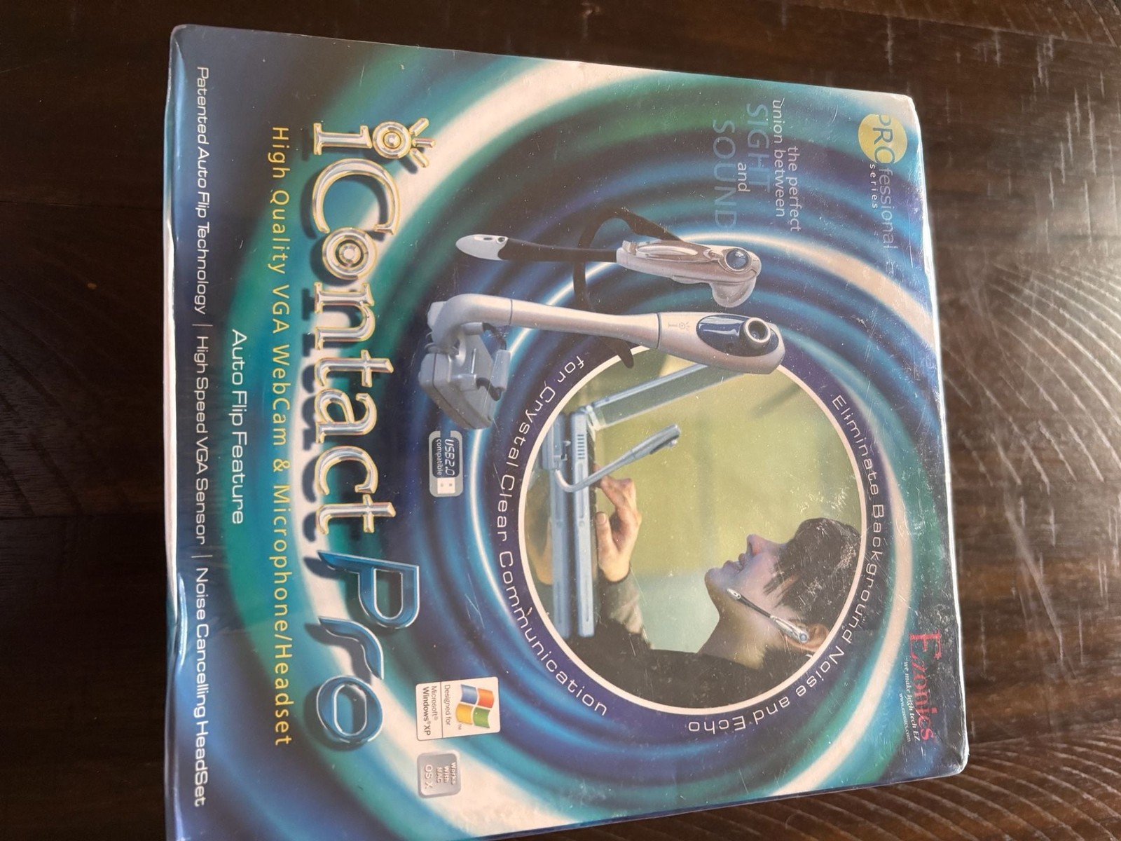 Ezonics - iContact Pro - VGA WebCam & Microphone HeadSet - NEW Factory Sealed