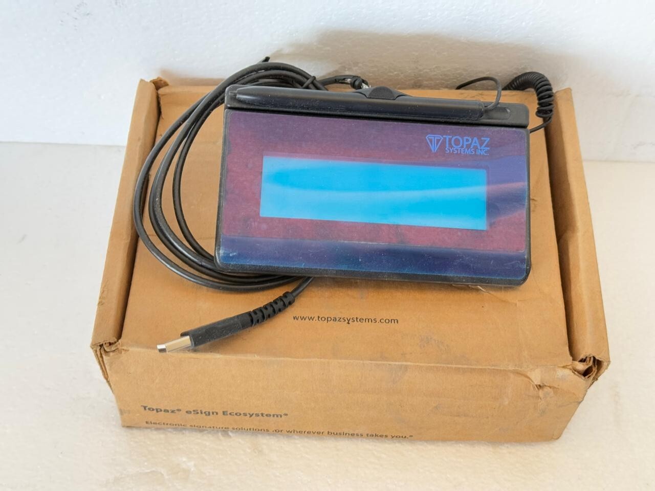 Topaz Signature Pad SigLite T-L460-HSB-R HSB