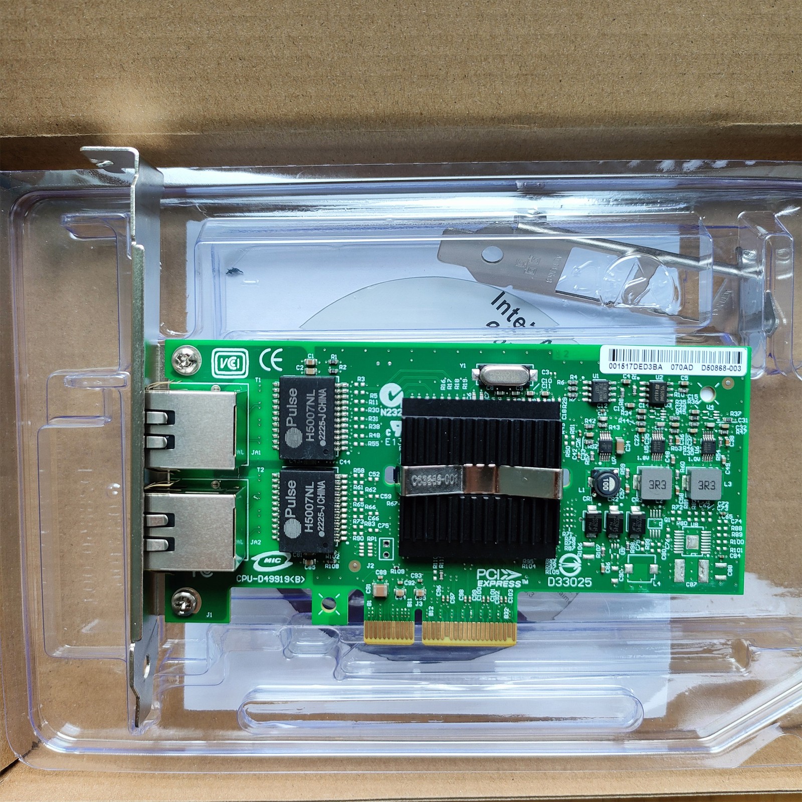 For Intel expi9402pt dual electrical port gigabit network interface card 82571