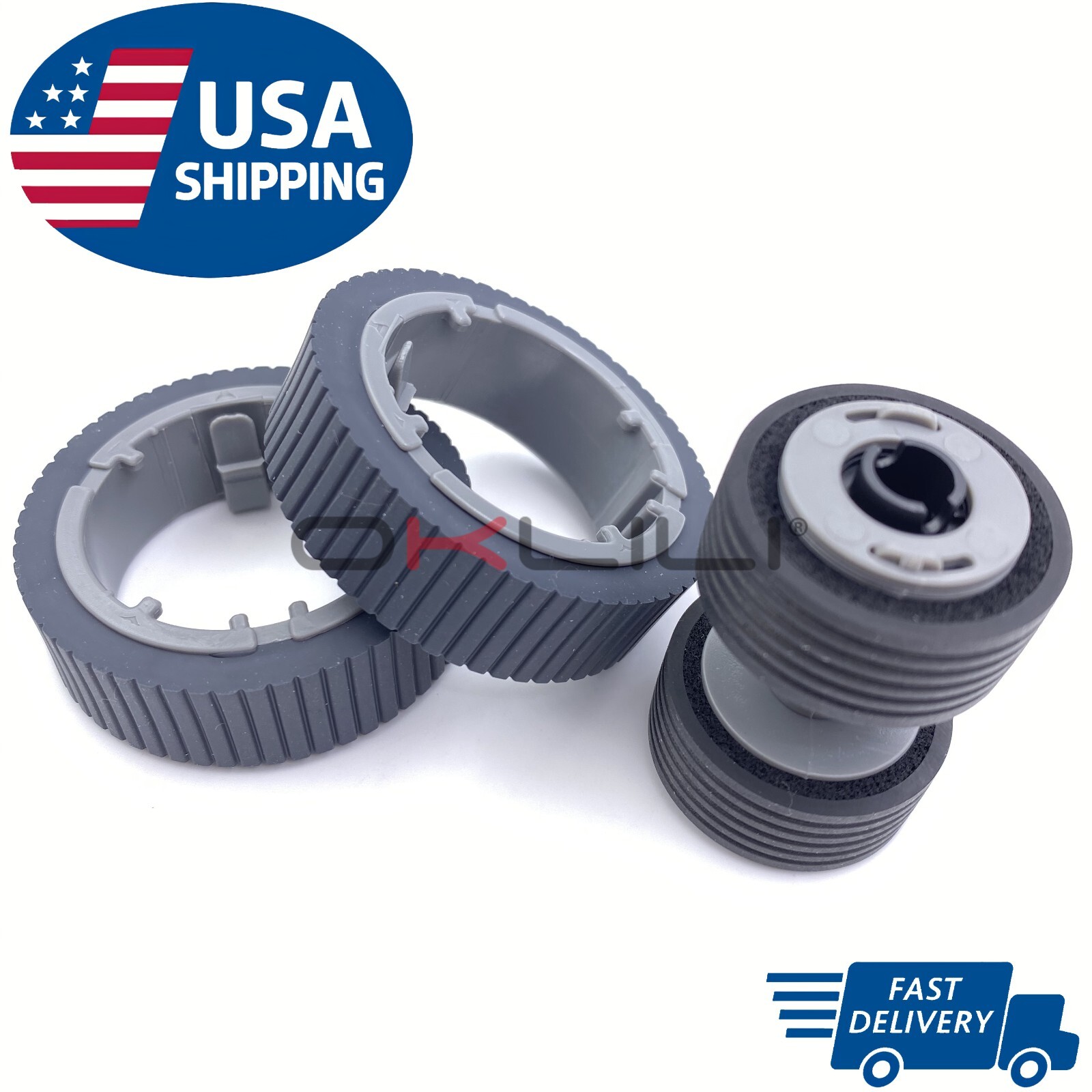 PA03670-0001 PA03670-0002 Pick Brake Roller for Fujitsu fi-7160 fi-7260 fi-7180
