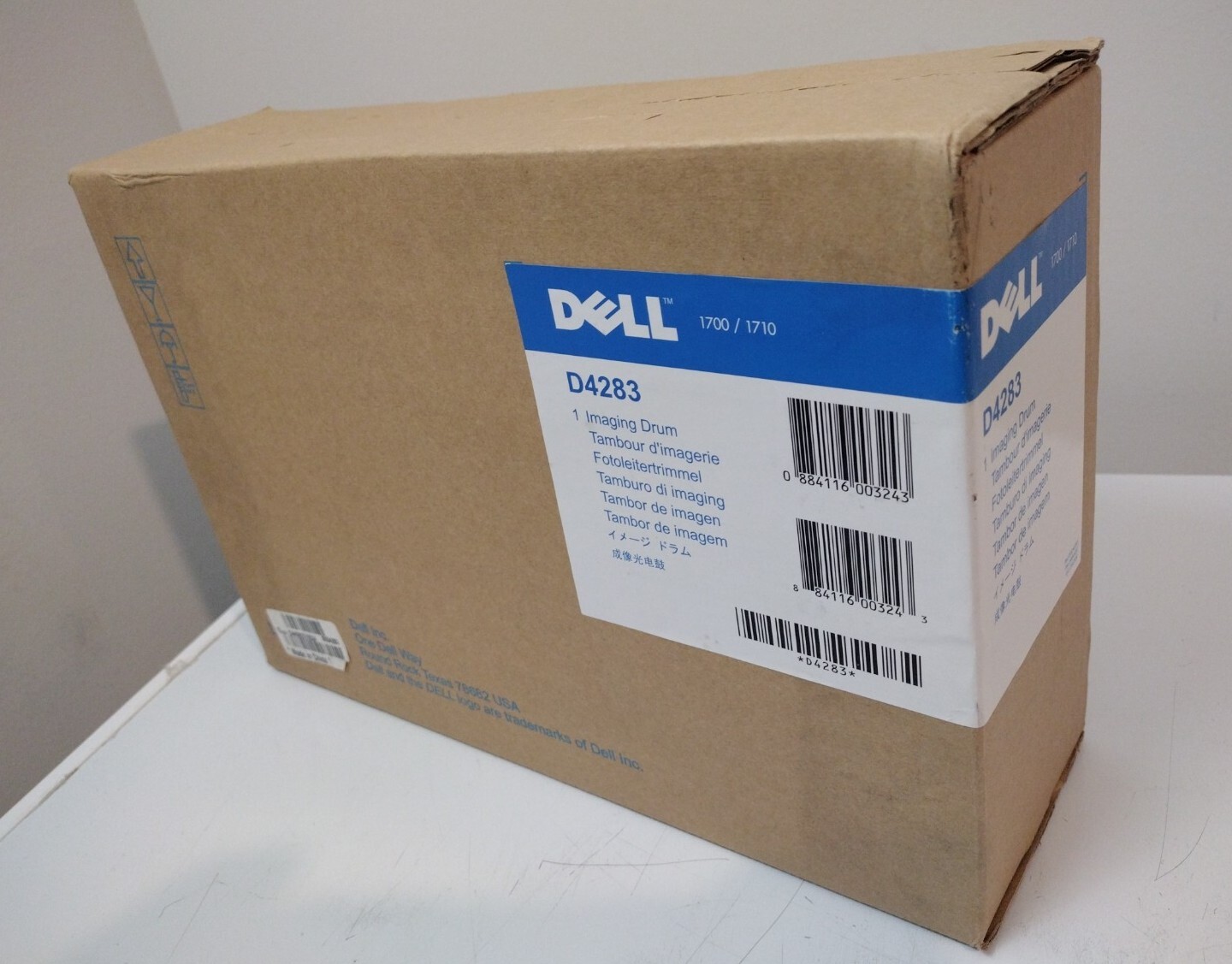 Genuine Dell D4283 Imaging Drum 30000 Yield 310-5404 W5389 for 1700 / 1700n/1710