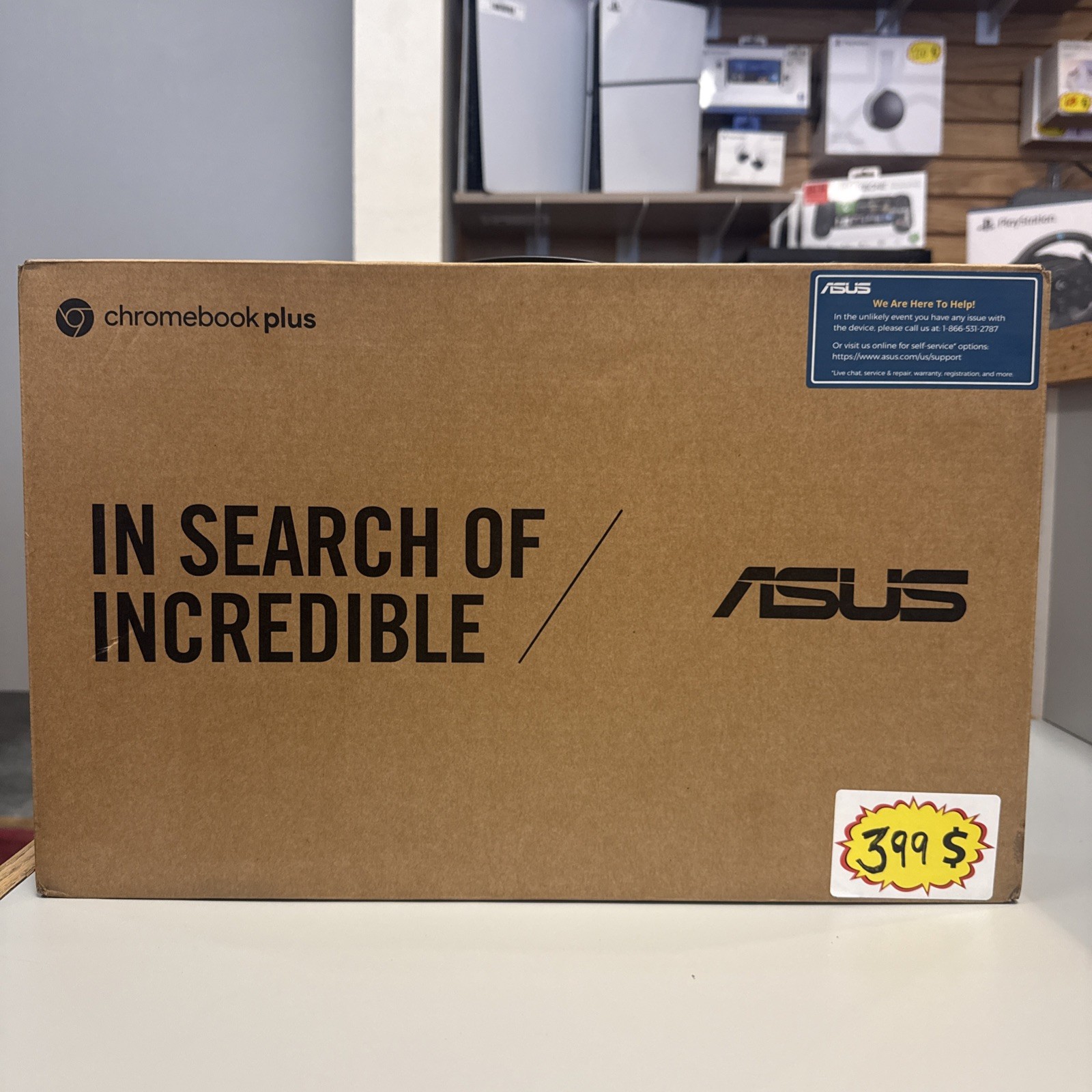 Asus CX34 14" Intel i3 8/256 Gray Chroomebook Plus Laptop