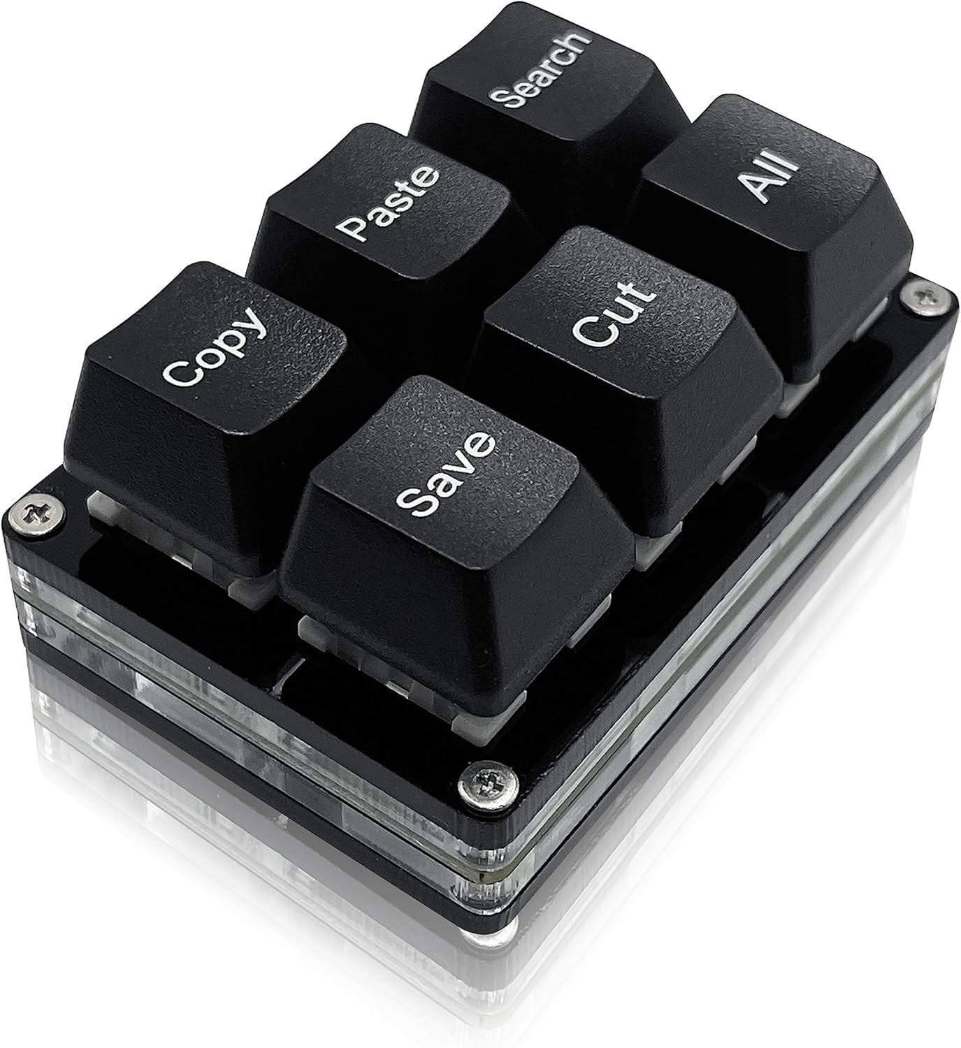 BTXETUEL Copy Paste Search save Cut All 6-Key Keyboard One Handed OSU Keypad Pro