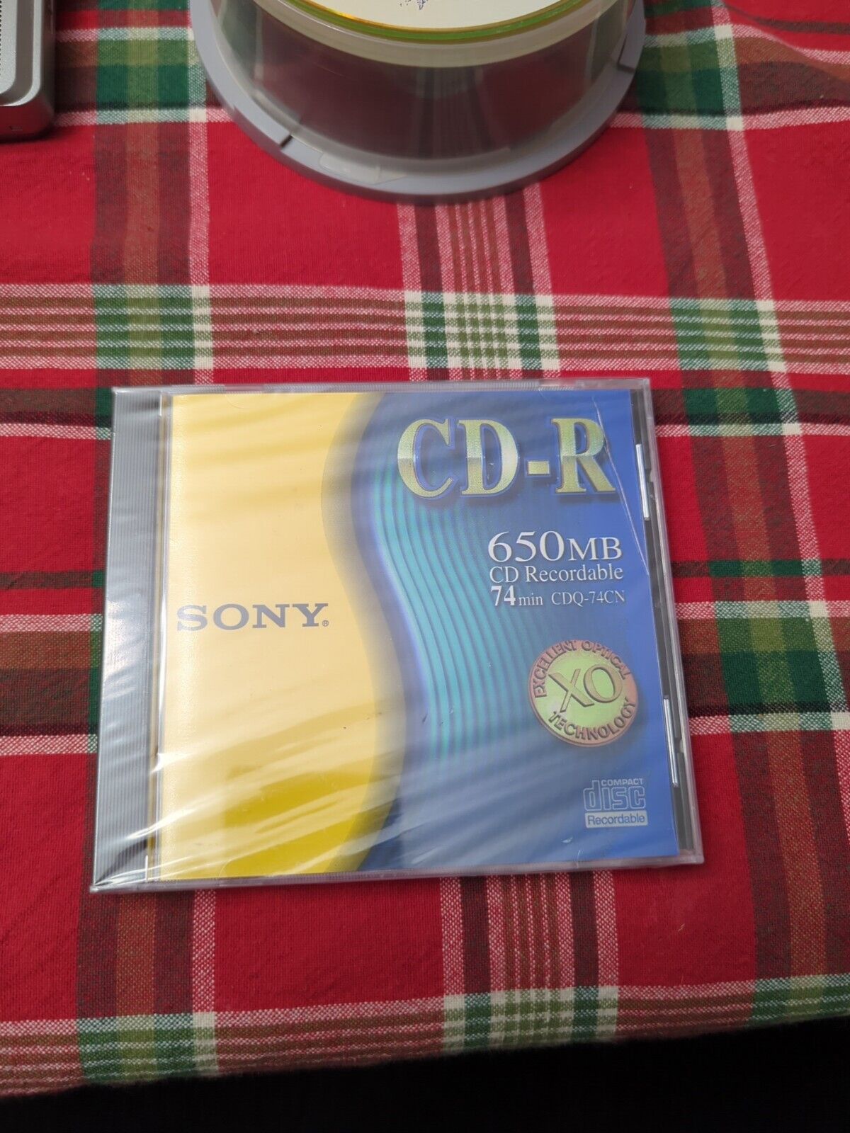 New Vintage SONY Recordable CD-R 650 MB 74 min CDQ-74CN Blank CD Media