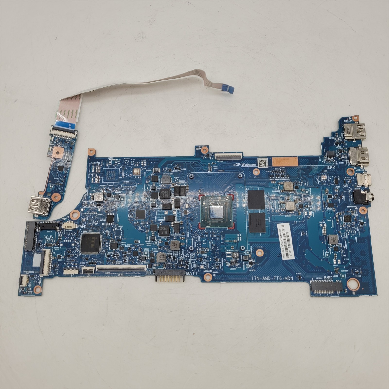 HP 17-cp2199nr 17.3 Laptop Motherboard Mainboard AMD Ryzen 5 7520U B8QE4UA#ABA