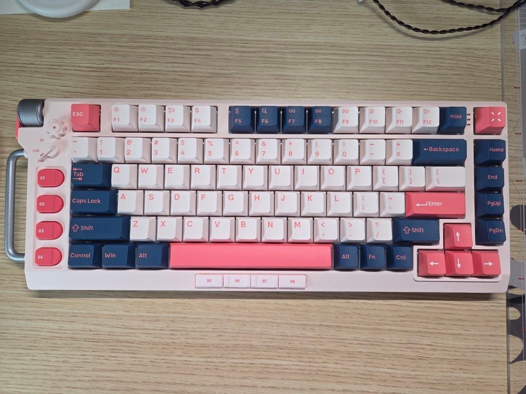Nuphy Field75 Fleeting Gold Switch Wireless Gaming Keyboard JP Layout Tested