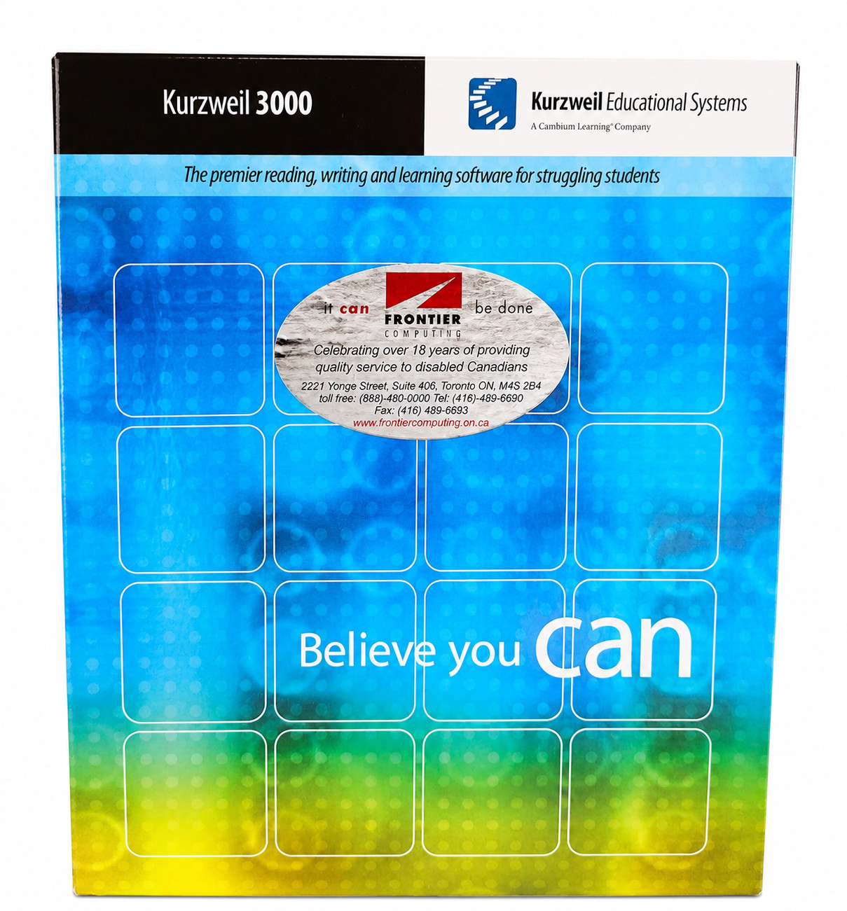 Kurzweil 3000 Educational Systems Software - Reading Writing Learning Program