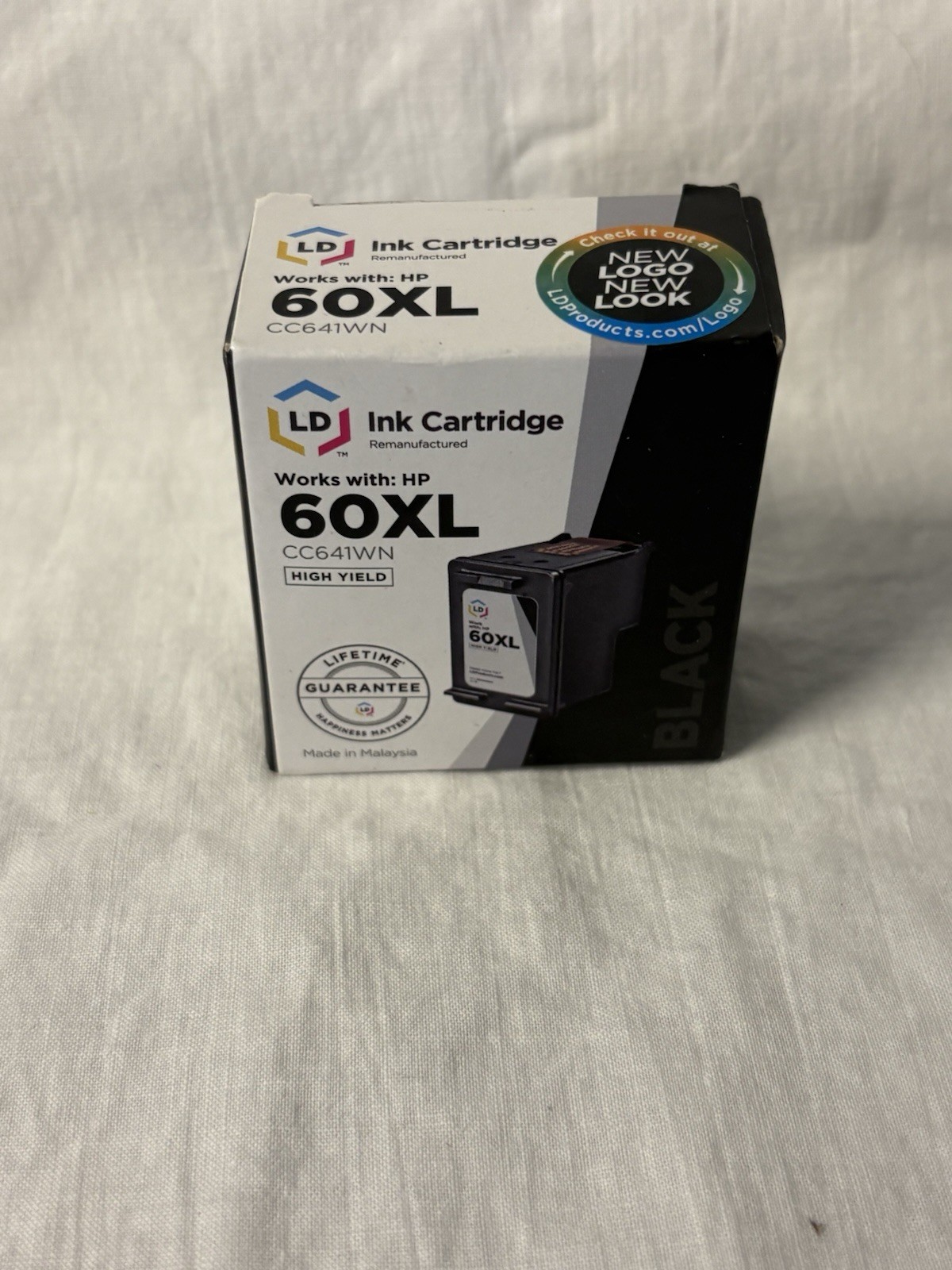 LD Reman Replacement for HP 60XL CC641WN High Yield Black Ink Cartridge 🔥