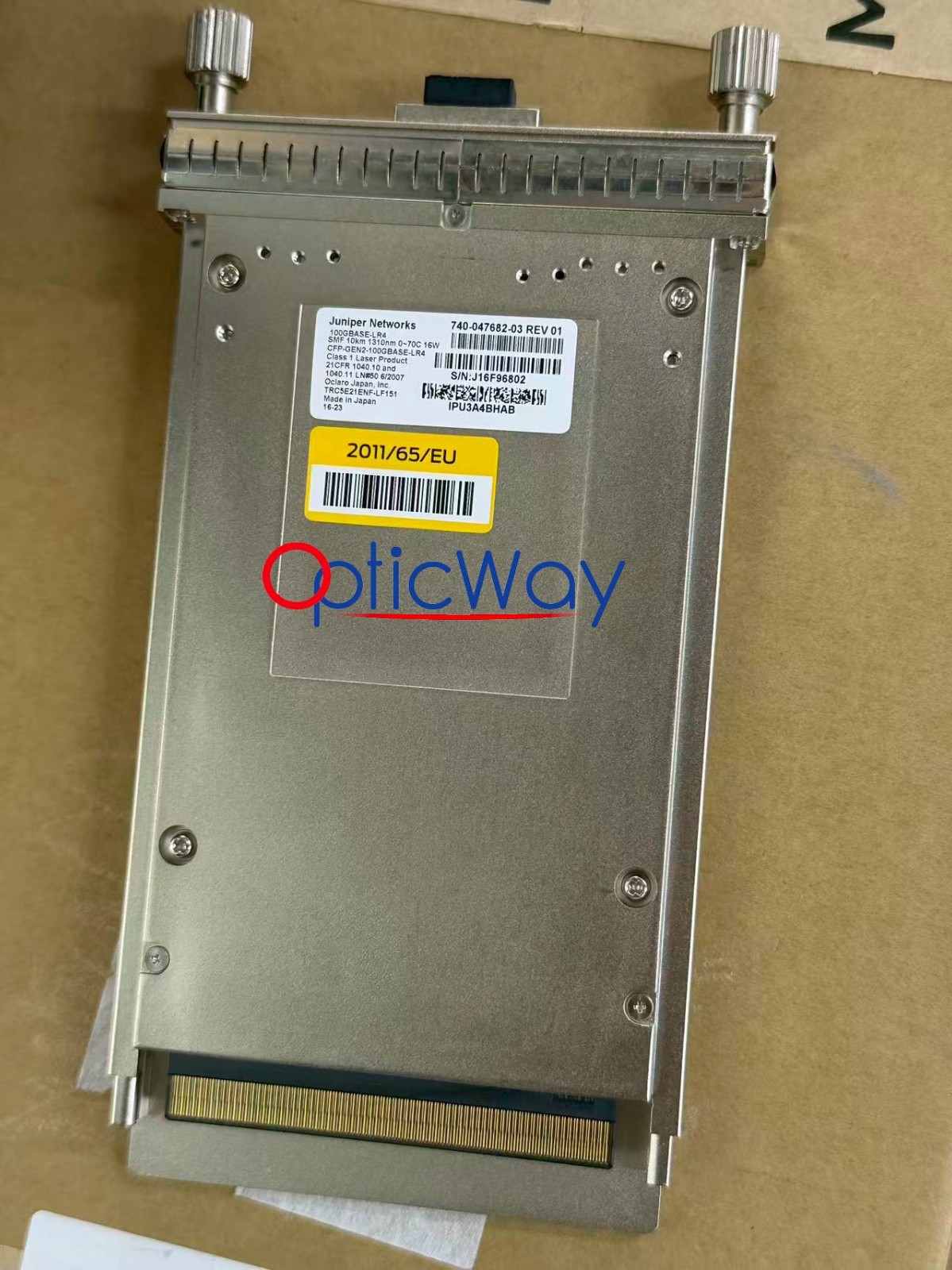 Juniper  CFP-GEN2-100GBASE-LR4 SMF 10km 1310nm  IPU3A4BHAB  740-047682-03 