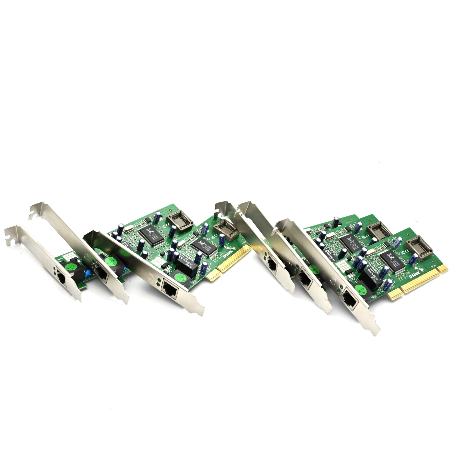 Lot of 6x D-Link Desktop PCI Adapters DGE-530T 10/100/1000 RTL8169SC Chip