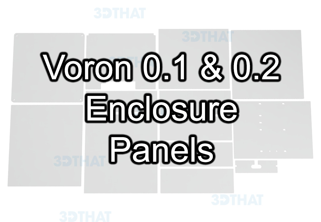 Voron 0.1 - 0.2 Enclosure Panels - Acrylic 3mm