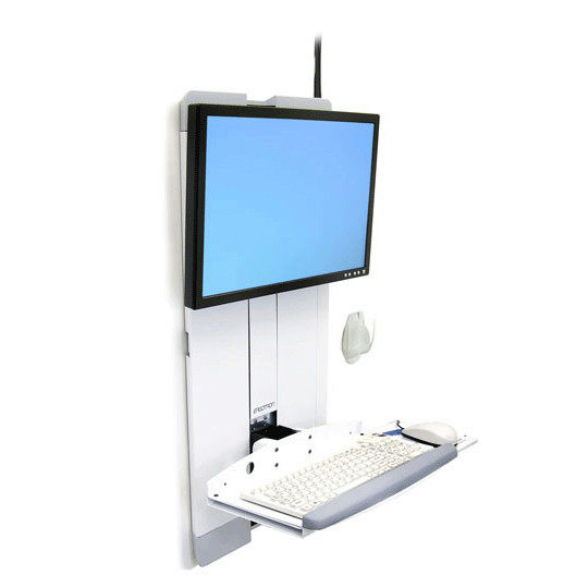 Ergotron 60-593-216 StyleView High Traffic Area Vertical Keyboard Lift (White)