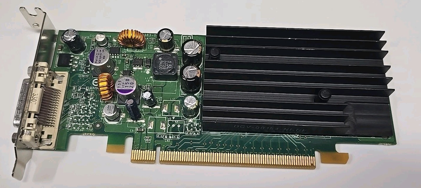 Nvidia Quadro NVS 285 128MB PCI-E Graphics Card- DH261 Sff Low Profile