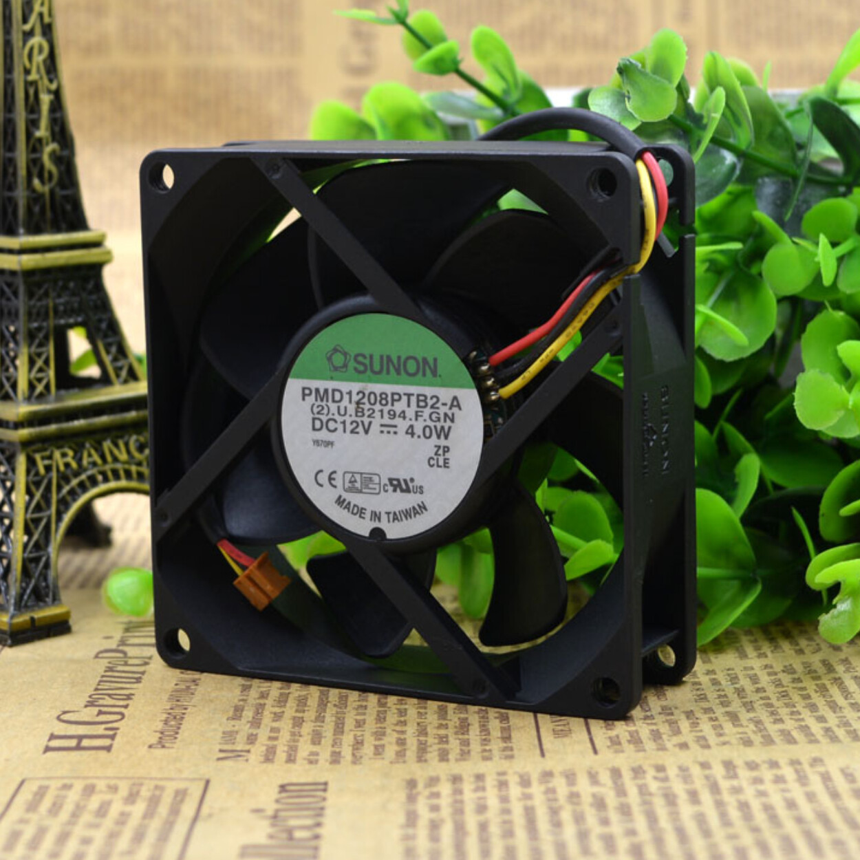 SUNON 8025 8cm PMD1208PTB2-A 12V 4.0W Industrial Cooling Fan