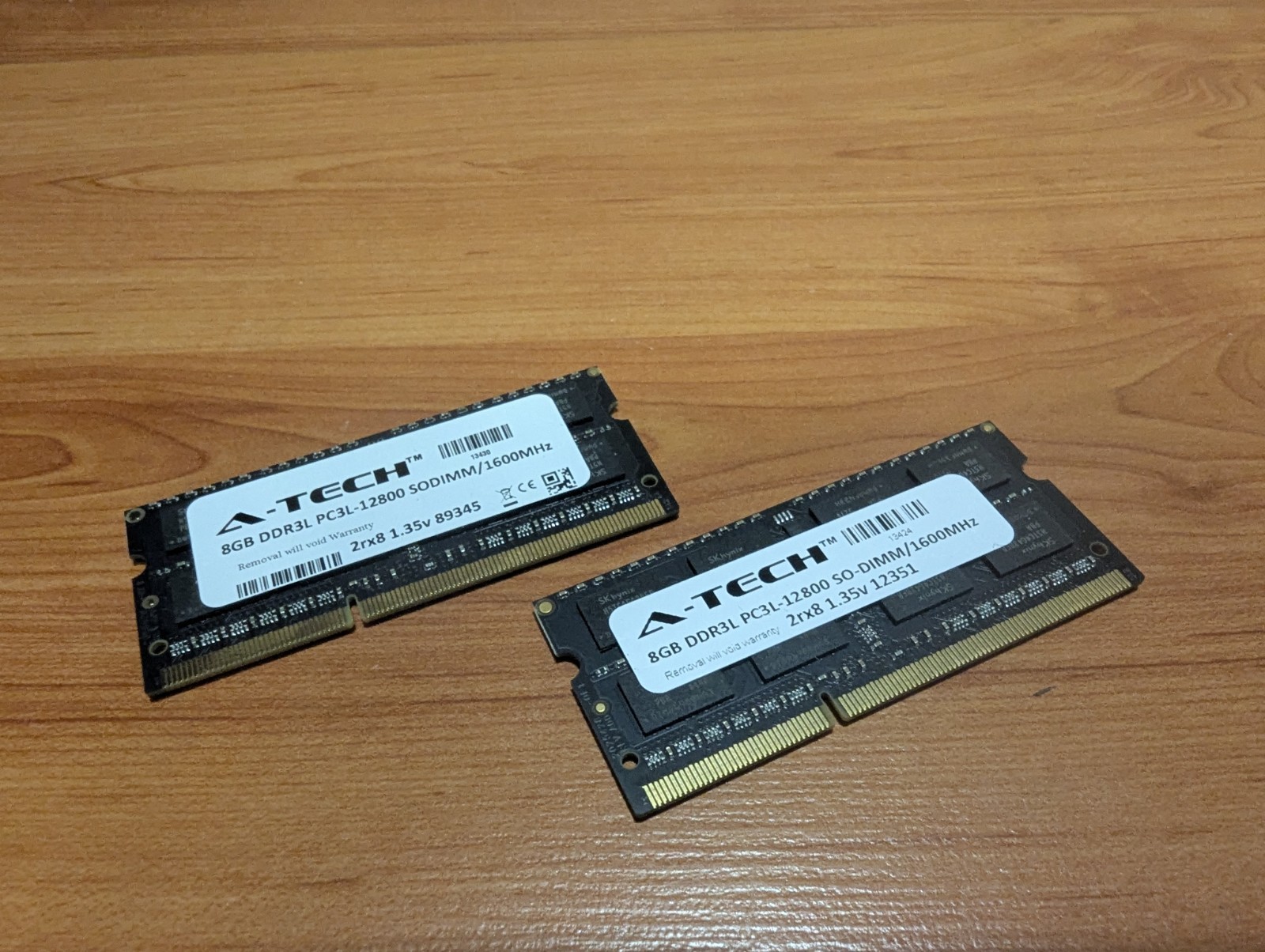 ✨A-Tech 16 GB [2x8GB] DDR-3L PC3L-12800 SODIMM 1.35v ✨