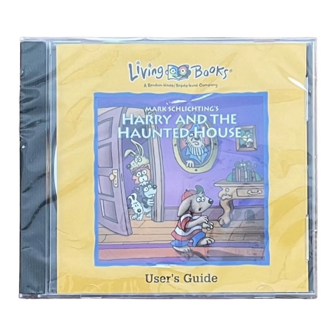 HARRY AND THE HAUNTED HOUSE (Living books) PC CD-ROM in Original Sealed Case
