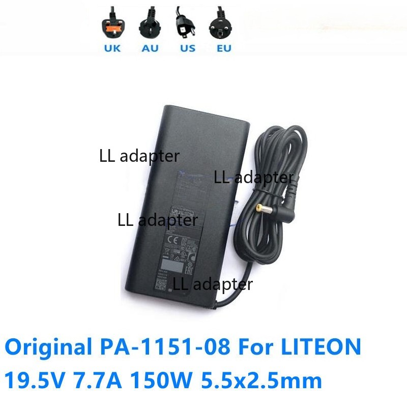 NEW Genuine LITEON PA-1151-08 19.5V7.7A 150W For MSI Gaming Laptop Power Charger