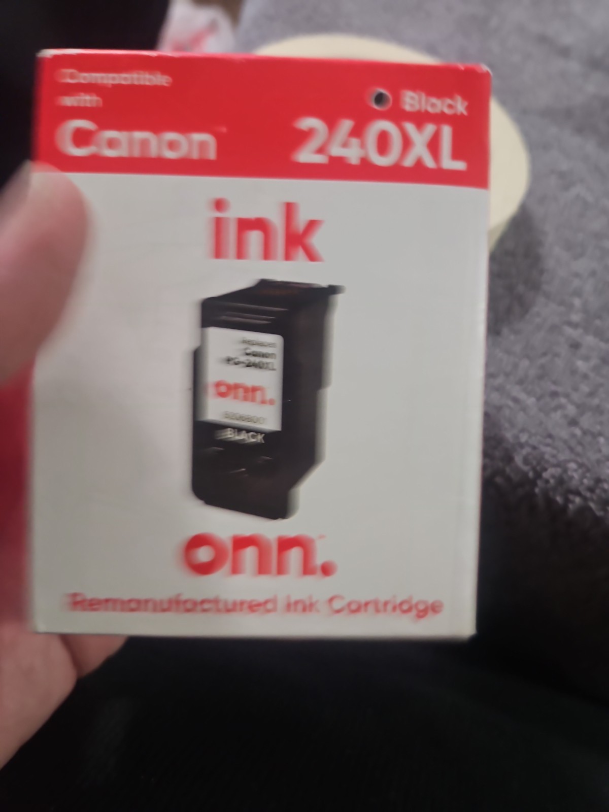 onn. Canon 240XL Black Ink Cartridge EXP 10/2025+ BRAND NEW