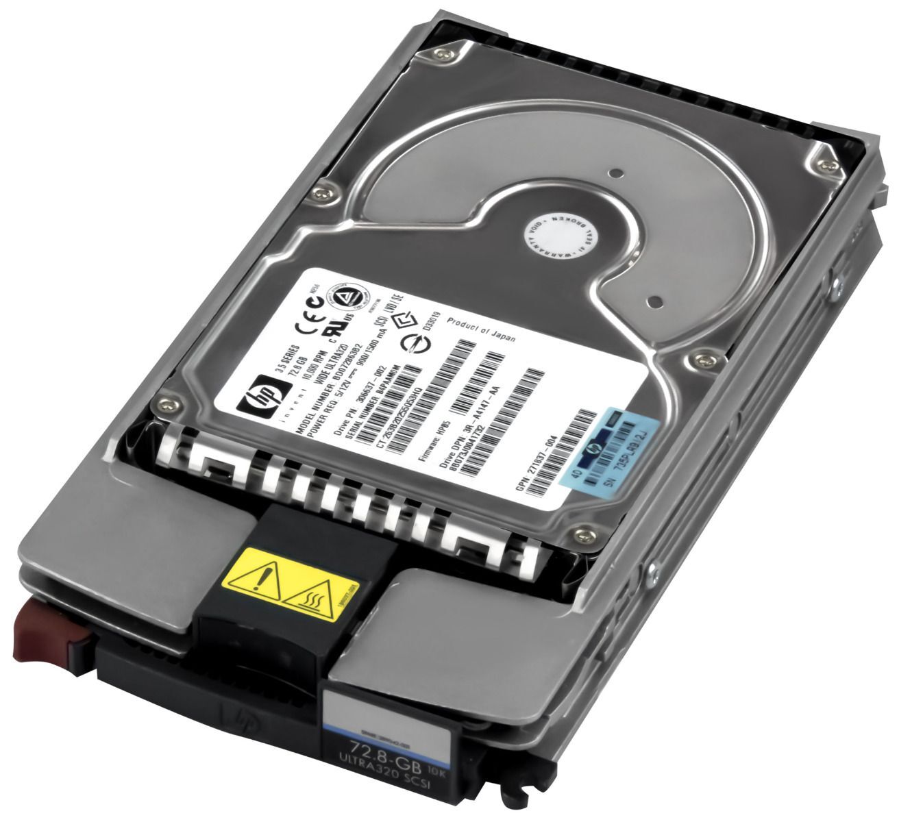 HDD HP BD072863B2 306637-002 73GB 10000RPM 8MB SCSI 80-pin U320 3.5"