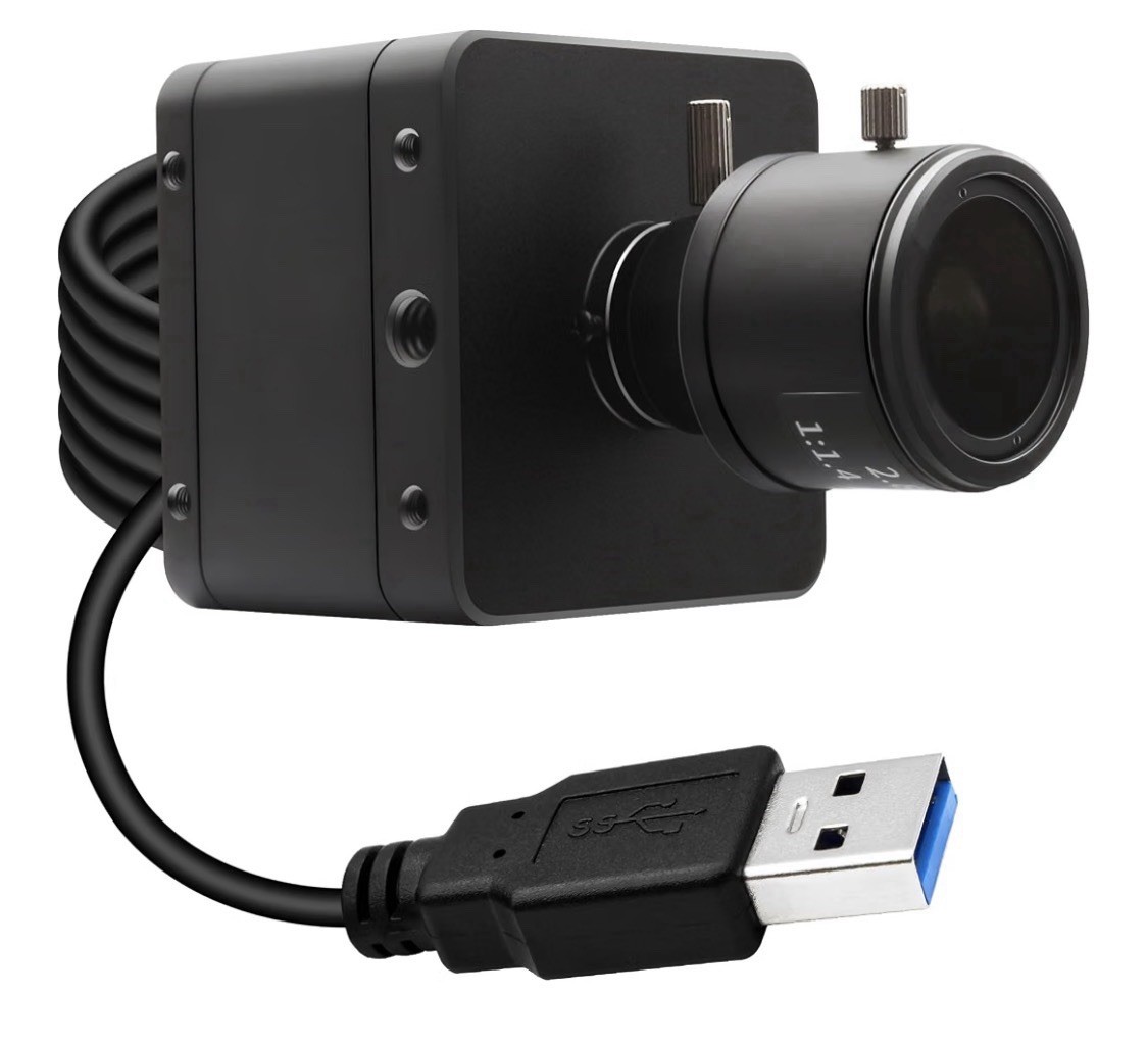 SVPRO 5MP 60fps USB 3 Global Shutter Camera  M12 2.8-12mm Lens High Speed 4x Opt