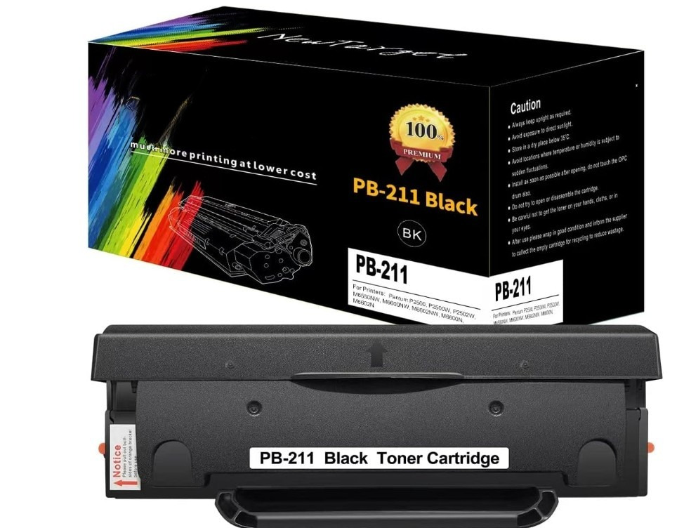 PB-211 Toner Black for P2500W/ P2502W / M6550NW/  M6600NW M6602NW M6600N M6002N