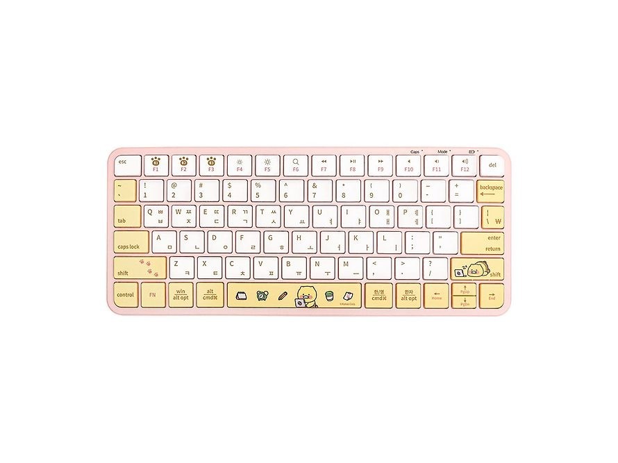 Kakao Friends Chunsik Tenkeyless Wireless Keyboard 1 Pack