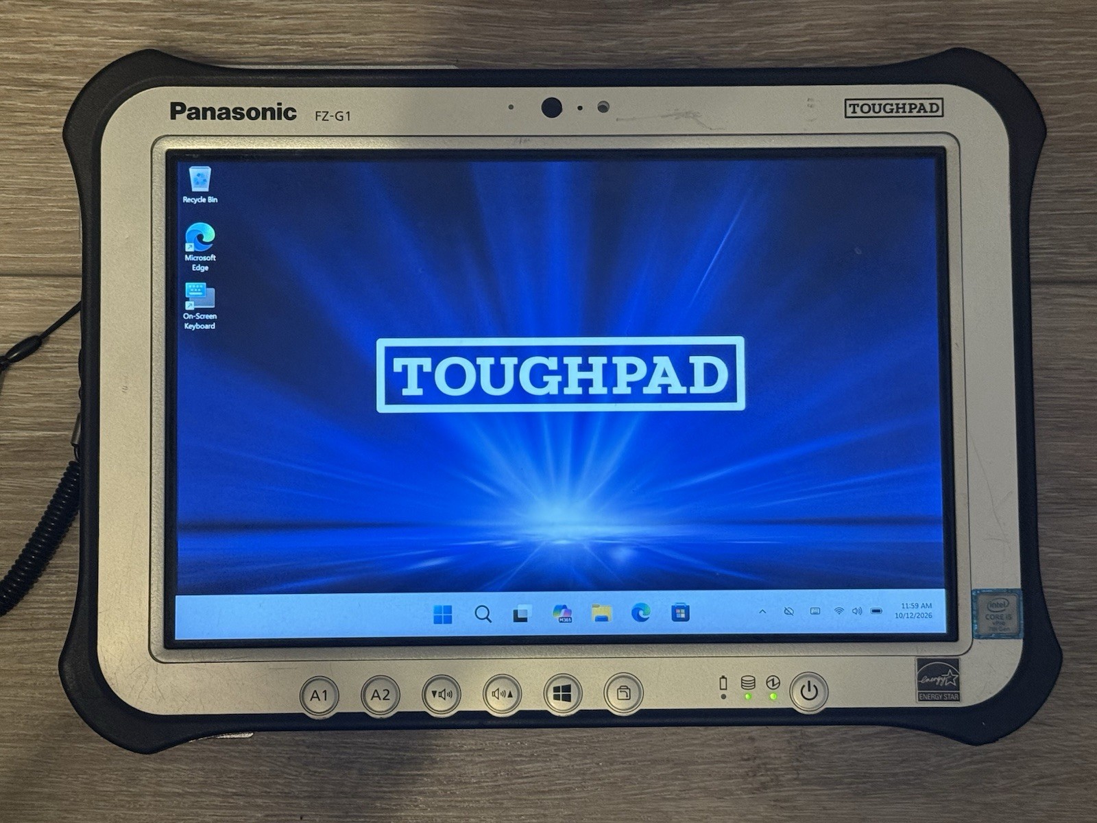 Panasonic Toughpad FZ-G1 256gb, 8gb Windows 11 Pro i5-7300U u-blox GPS 4G LTE