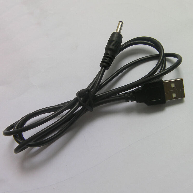 1Pcs USB A Male To DC Plug 3.5mm Male Jack Charge Cable Cord Power 1.5M/4.9Ft