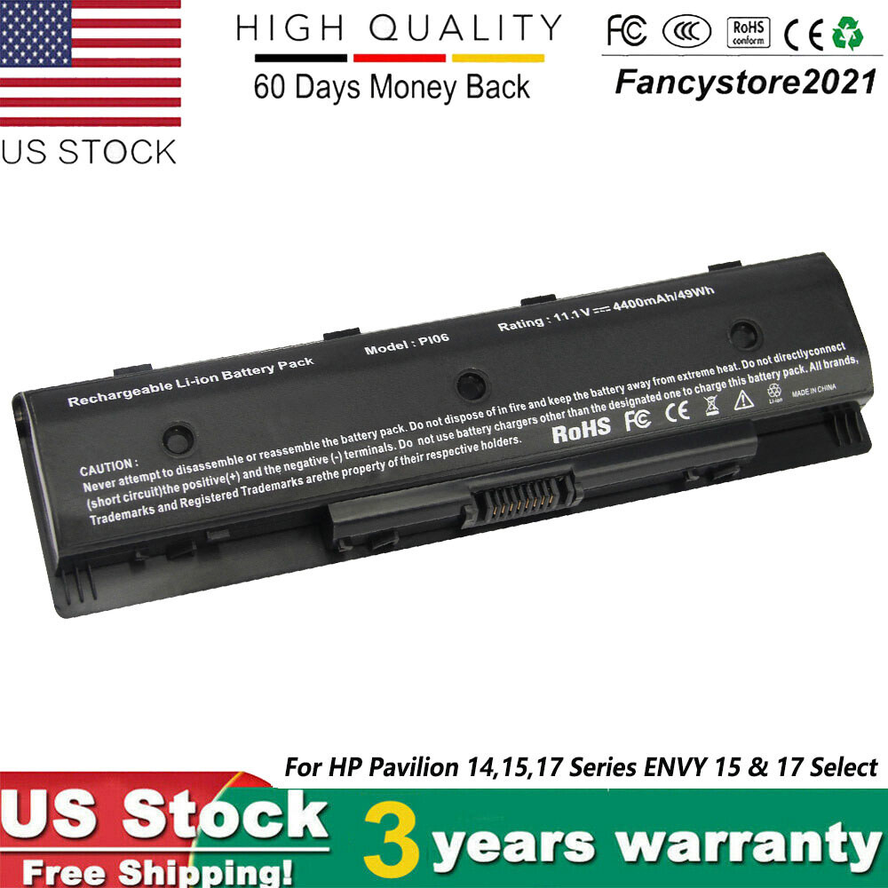 PI06 Laptop Battery HSTNN-LB4N 710416-001 709988-421 For HP Envy 15-J000 PI06XL
