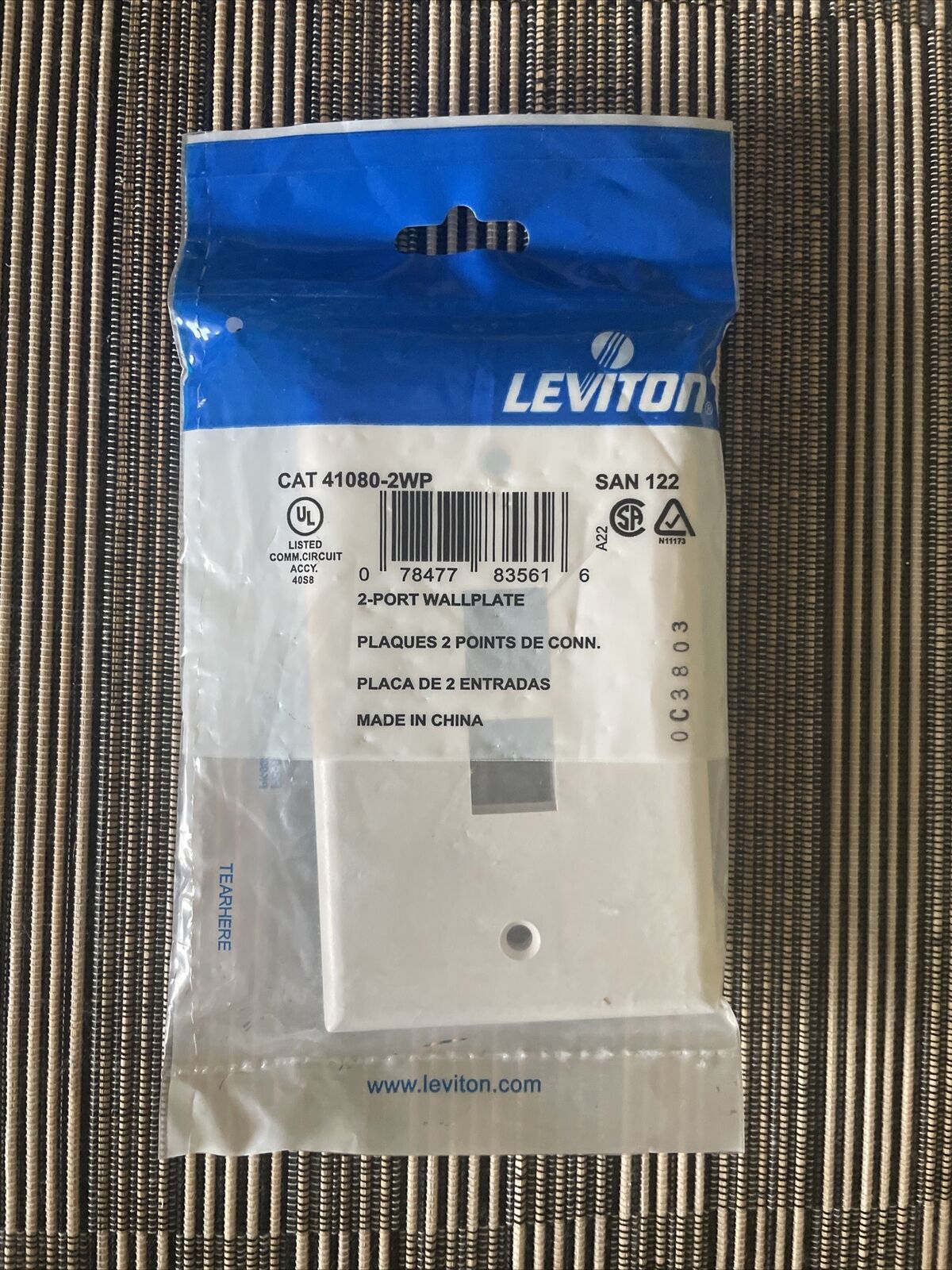 Leviton 41080-2WP Wallplate
