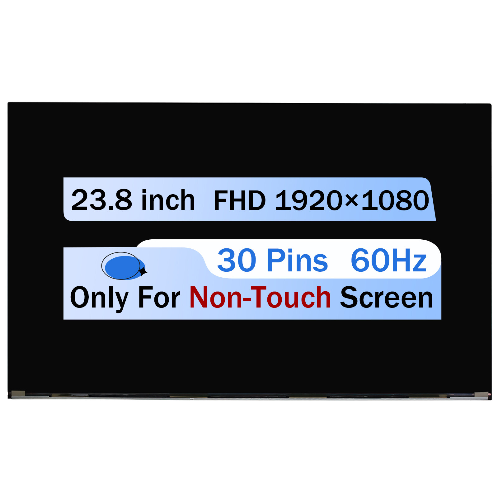 23.8" for HP EliteOne 800 G3 AIO LCD Non-Touch Screen Display FHD 1920×1080