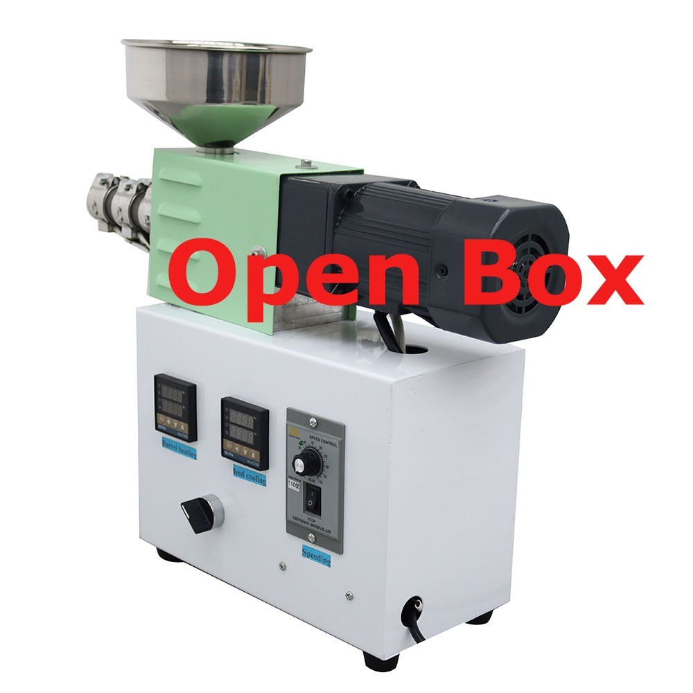 Open Box Single Screw Extruder 0.1-0.5kg/h for 3D Printing Filament PLA ABS PEEK