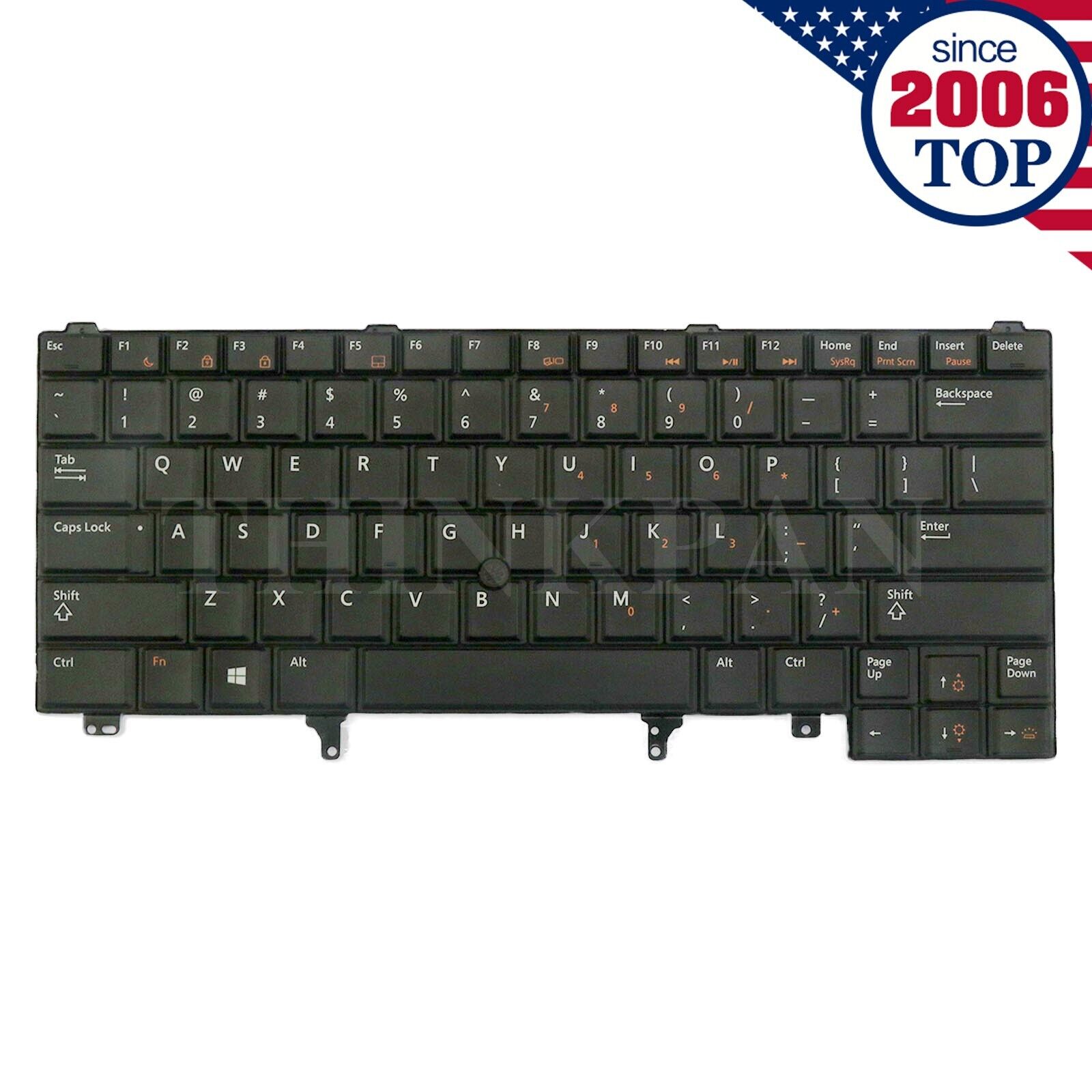 Genuine US Keyboard Backlit for Dell E5420 E6420 E5430 E6220 E6320 E6420