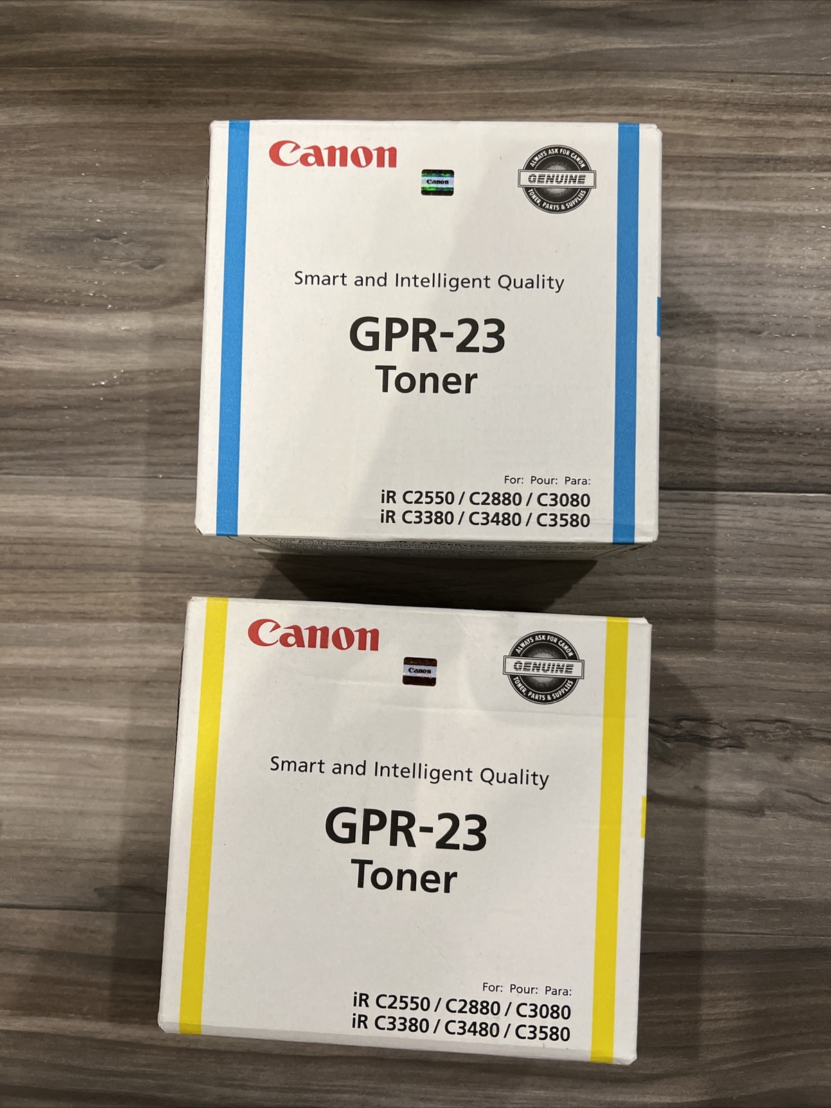 Genuine Canon GPR-23 - Cyan and Yellow - NEW